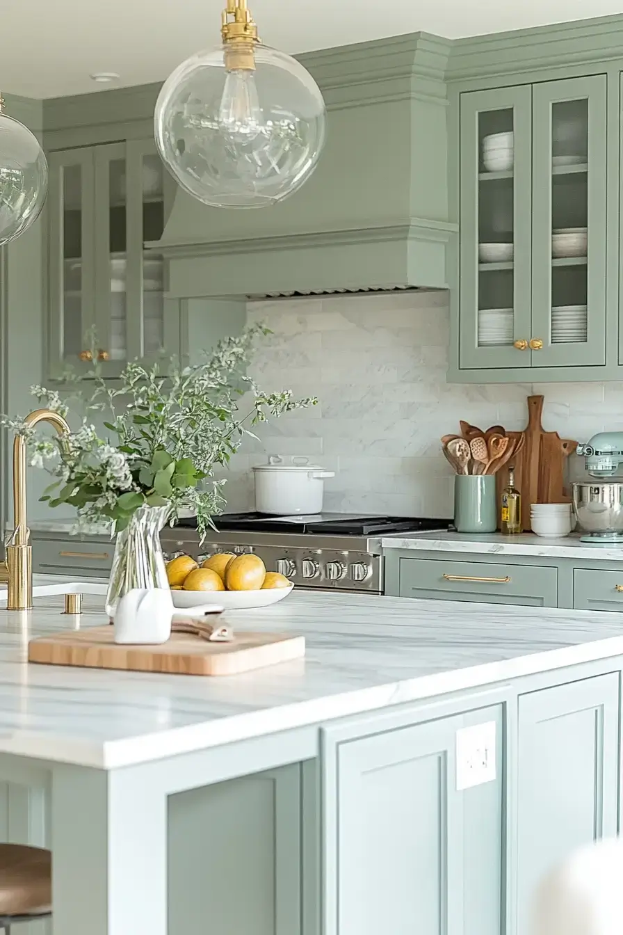 29 Sage Kitchen Cabinets Ideas for a Quiet, Real Kitchen