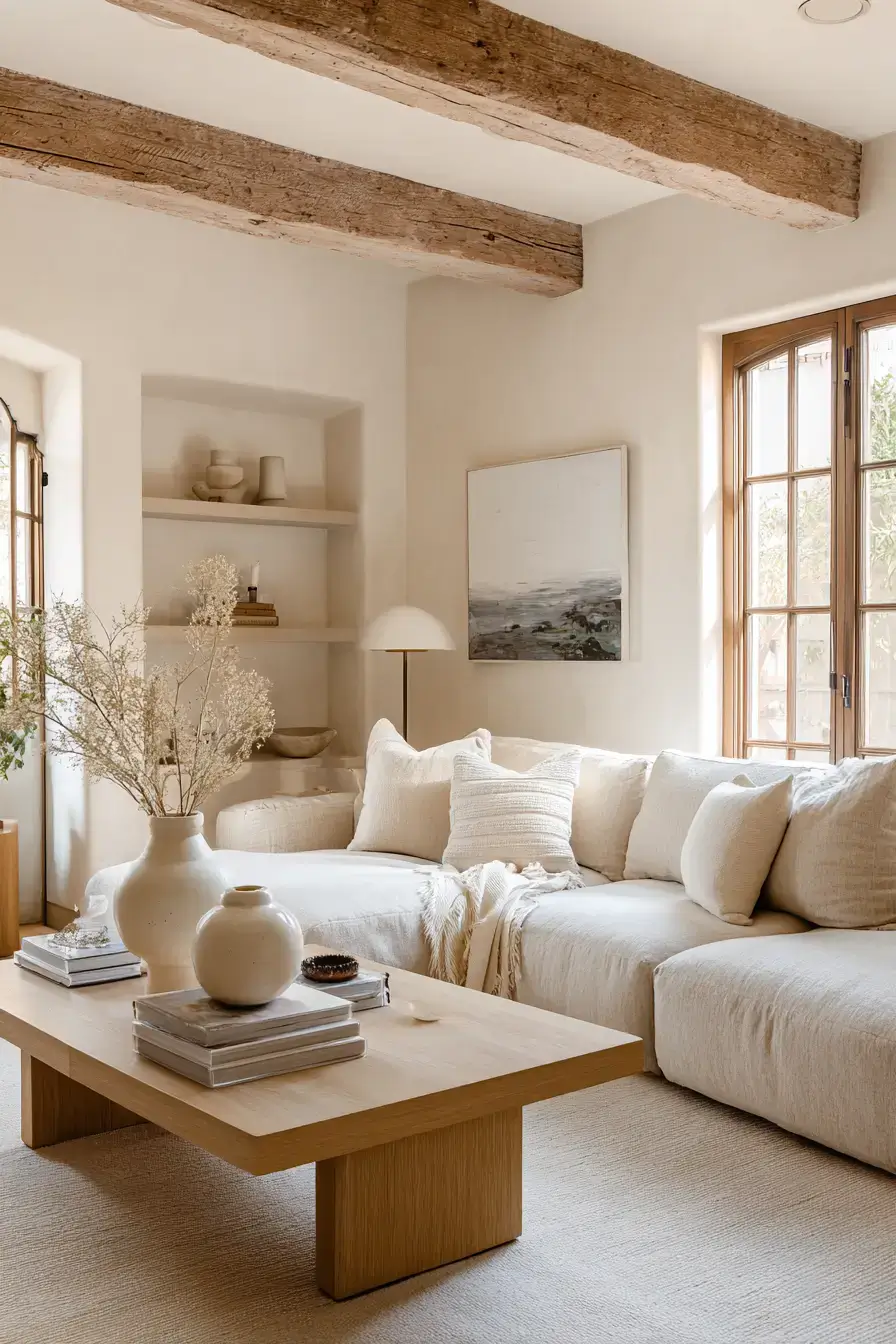29 Warm Beige Living Room Ideas That Read Lived-In, Not Plain