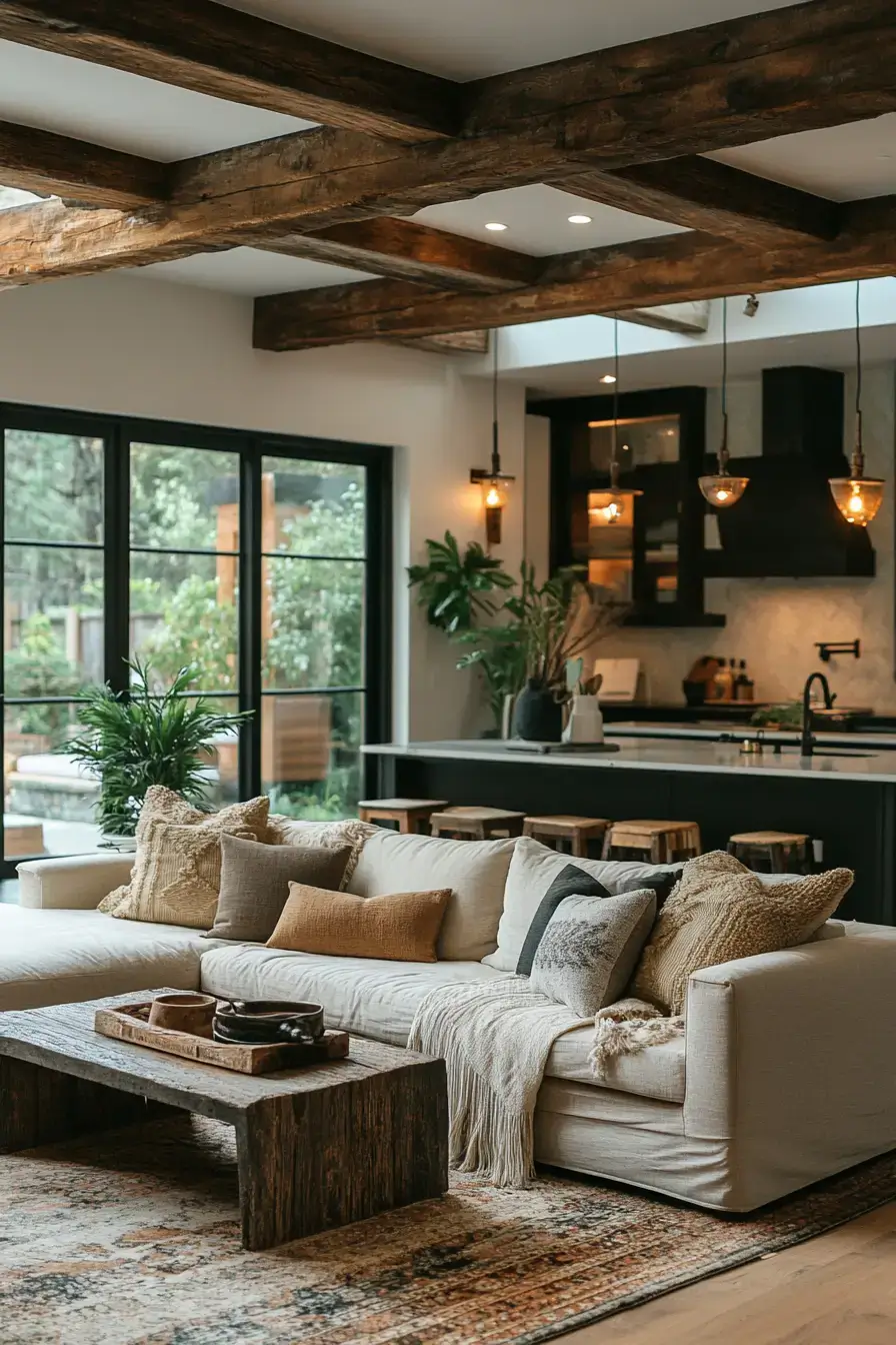 29 Warm Rustic Living Room Ideas with a Real Fireplace Feel
