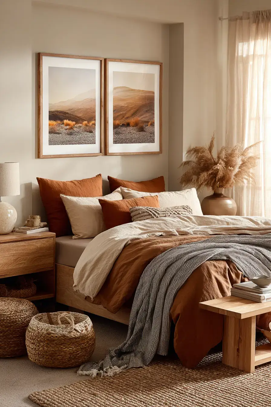 29 Warm Bedroom Ideas That Make the Cold Mornings Easier
