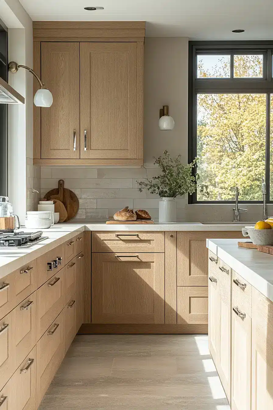 29 Stained Kitchen Cabinets Ideas That Let the Grain Do the Talking stained kitchen cabinets