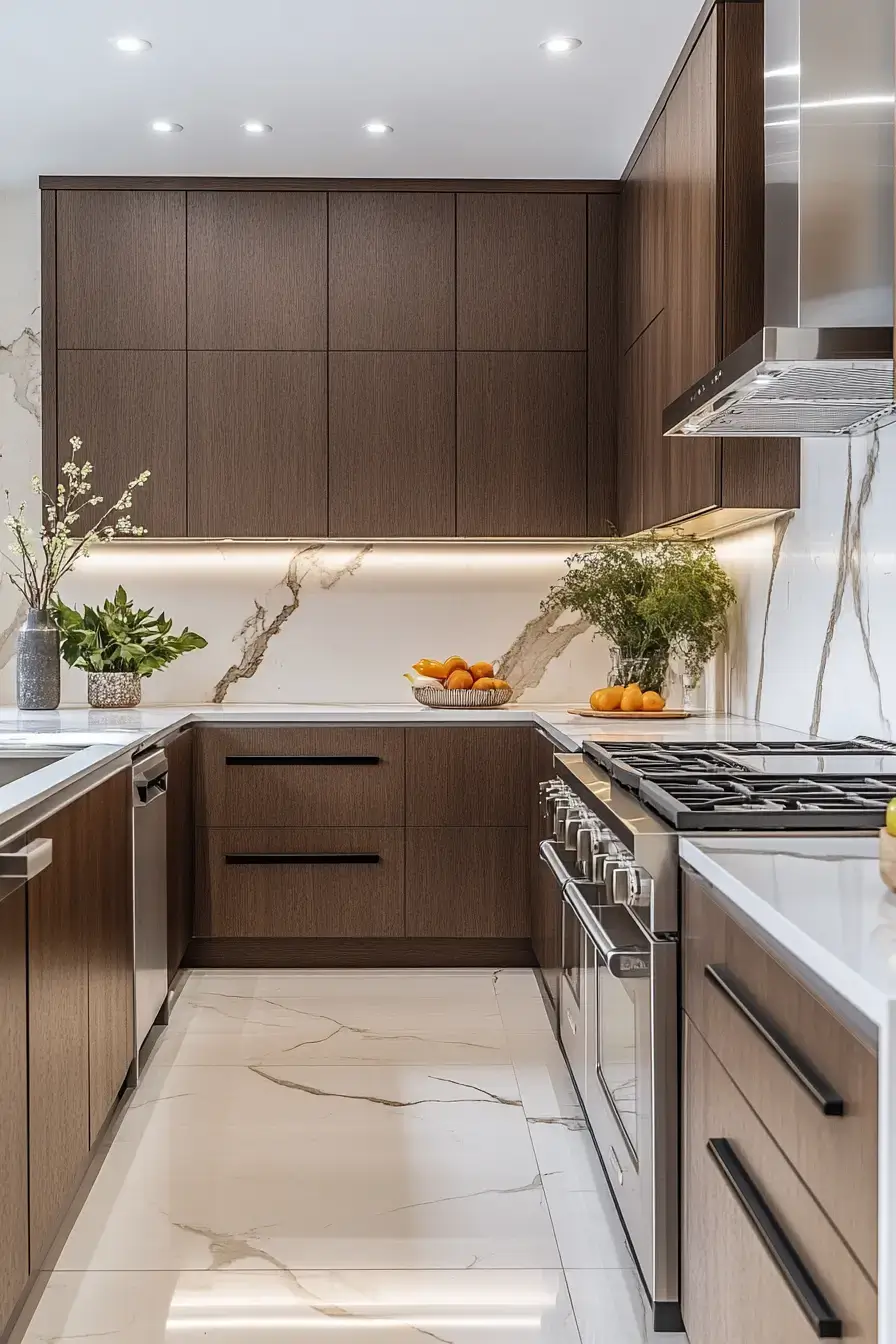 29 Two Tone Kitchen Cabinets Ideas with an Olive and White Split