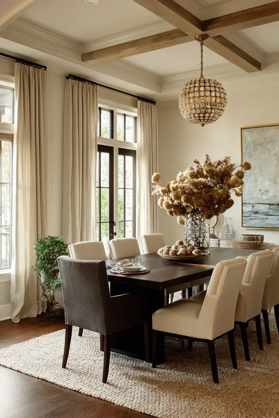 29 Warm Dining Room Ideas for a Table People Linger At
