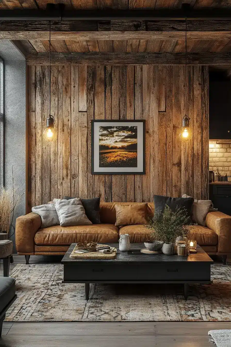 29 Warm Rustic Living Room Ideas with a Real Fireplace Feel