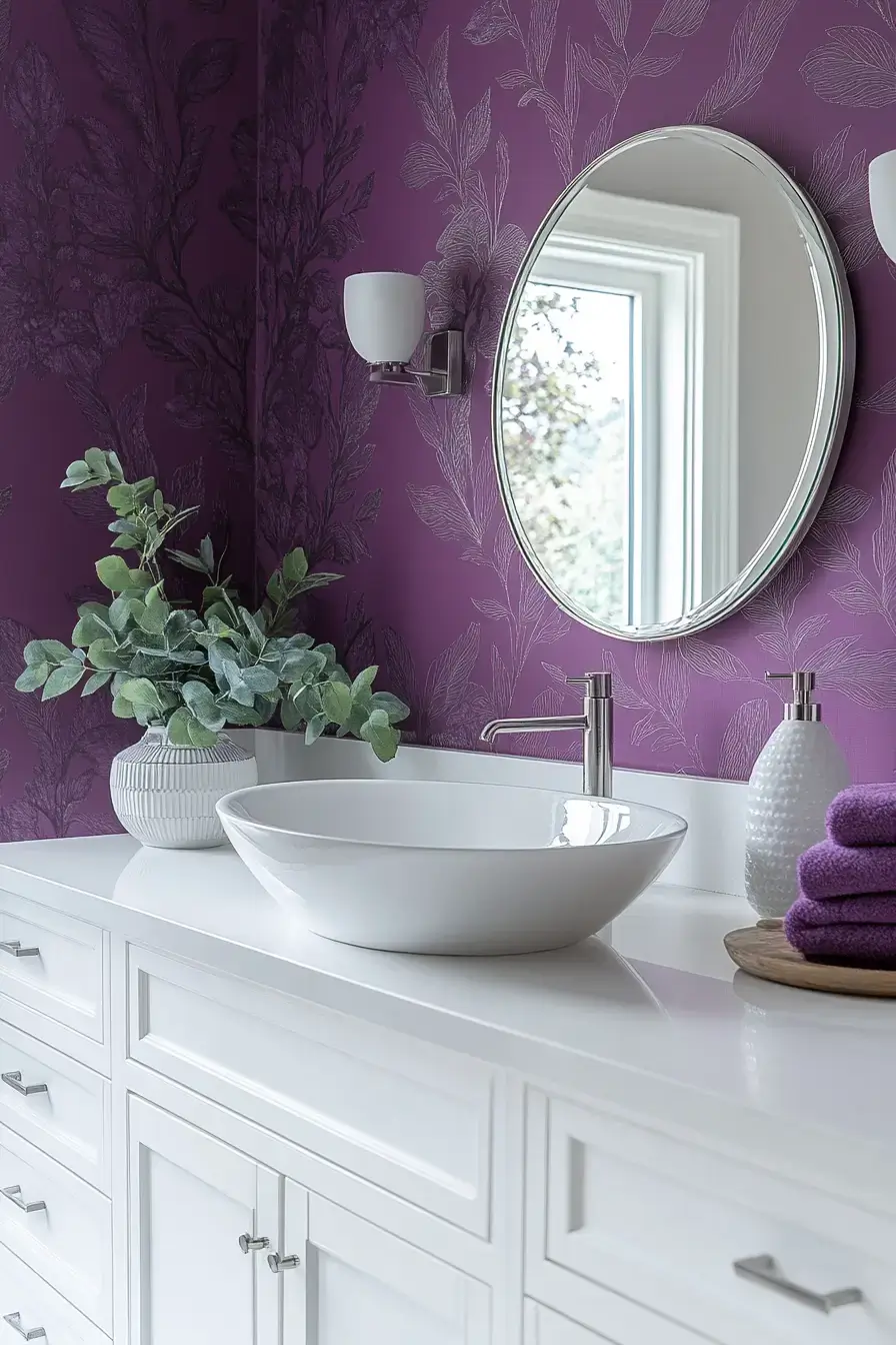 29 Purple Bathroom Ideas That Feel Like a Spa