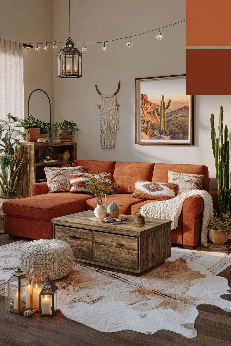 29 Warm Boho Living Room Ideas That Skip the Clichés