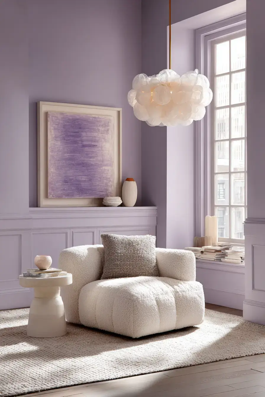 29 Purple Room Decor Ideas with a Plum Accent Wall