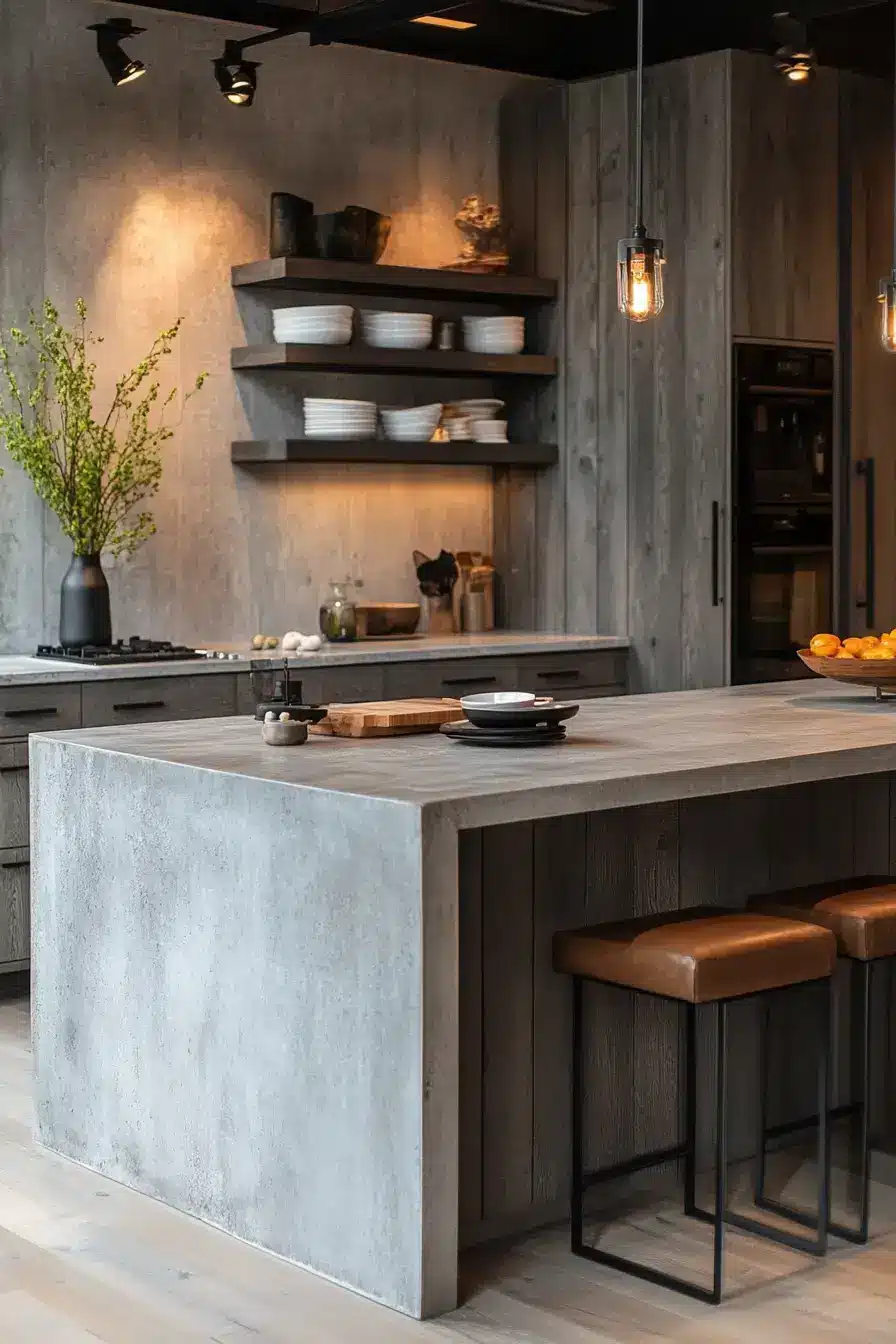 stained kitchen cabinets