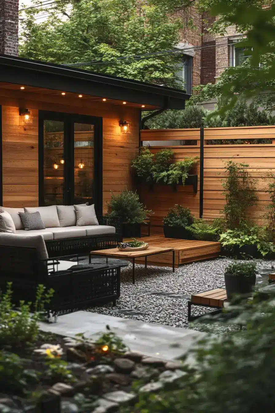 29 Backyard Fence Ideas with a Built-In Planter
