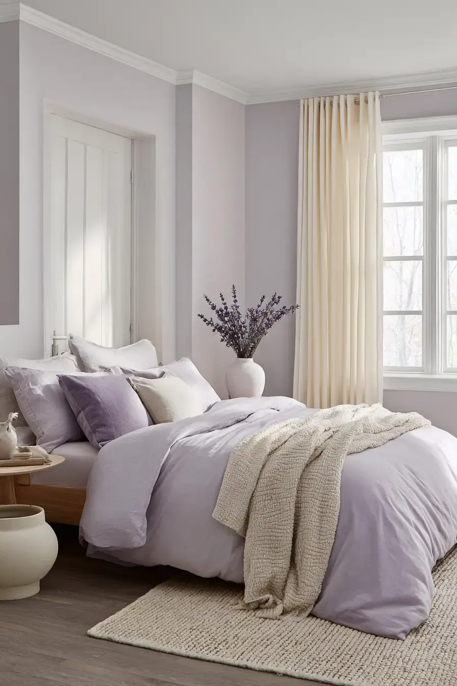 29 Purple Themed Bedroom Ideas That Make the Bold Color Feel Easy to Live With purple themed bedroom