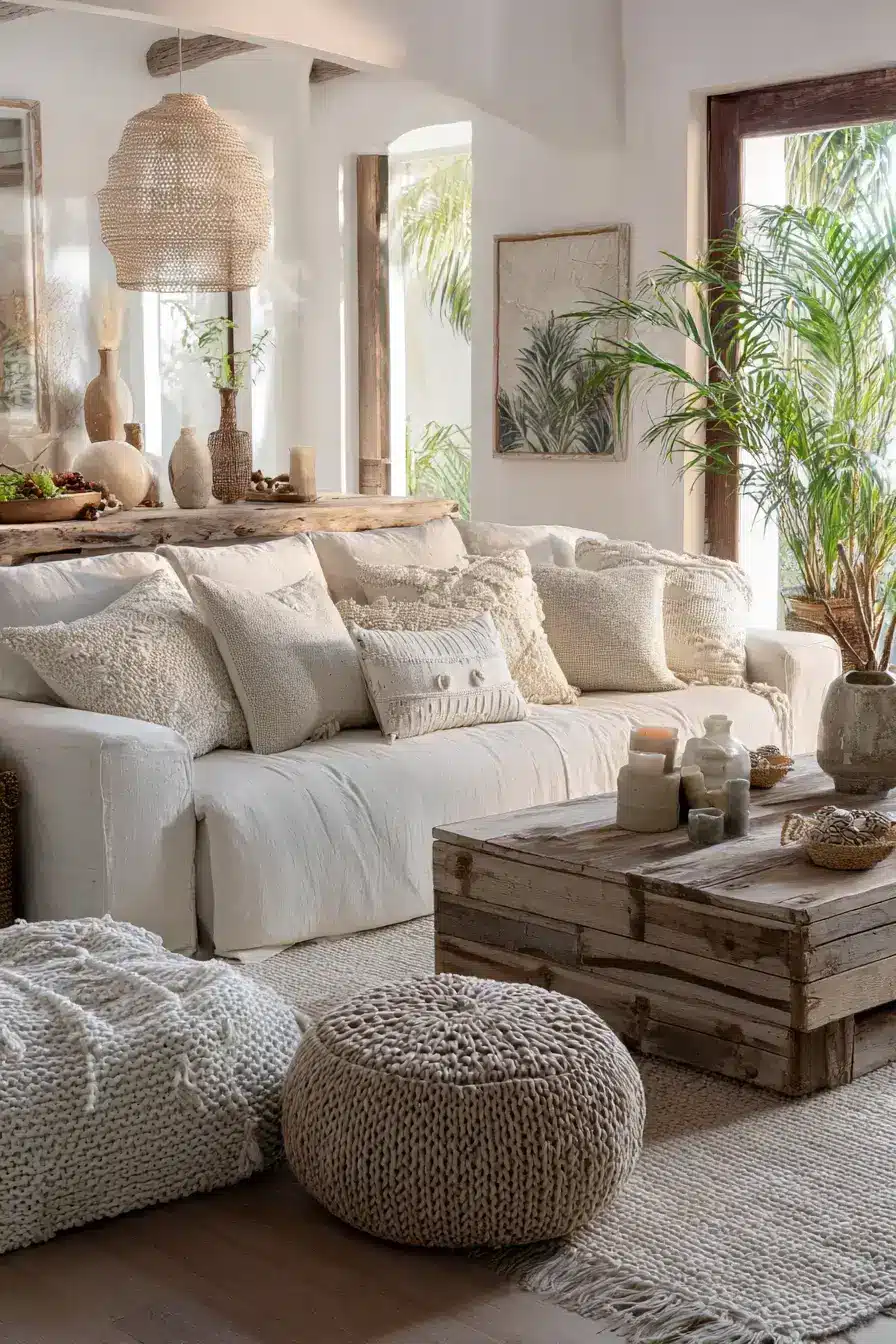 29 Warm Boho Living Room Ideas That Skip the Clichés