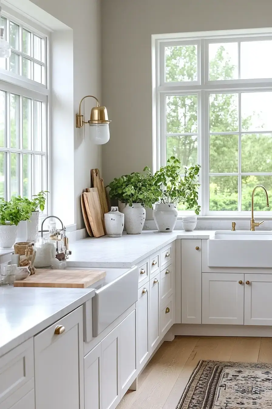29 White Kitchen Cabinets Ideas That Stay Bright All Day