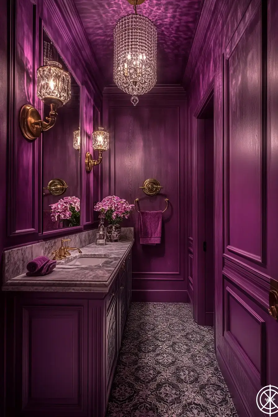 29 Purple Bathroom Ideas That Feel Like a Spa