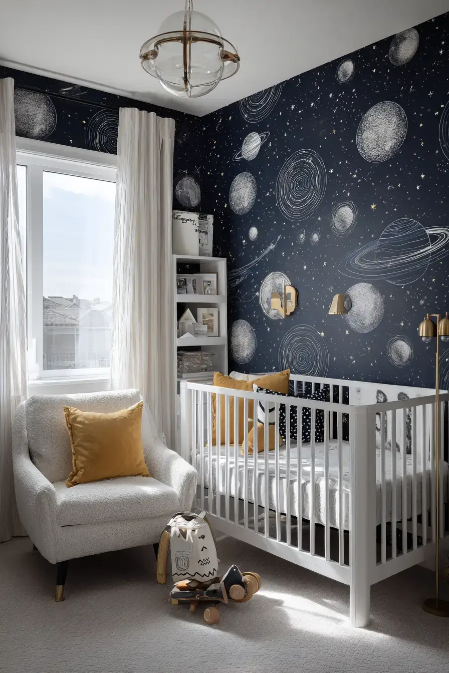 29 Space Themed Nursery Ideas a Little One Will Stargaze Over