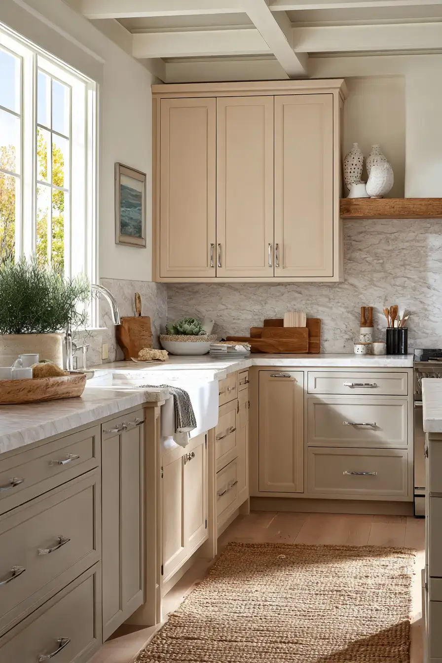 29 Two Toned Kitchen Cabinets Ideas with a Charcoal Base