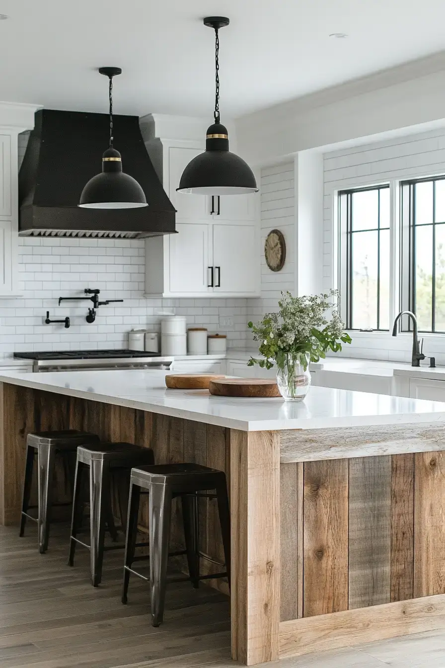 29 Farmhouse Kitchen With White Cabinets Ideas That Feel Lived-In