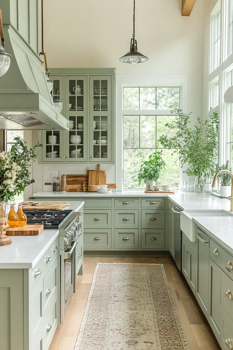 29 Sage Kitchen Cabinets Ideas for a Quiet, Real Kitchen