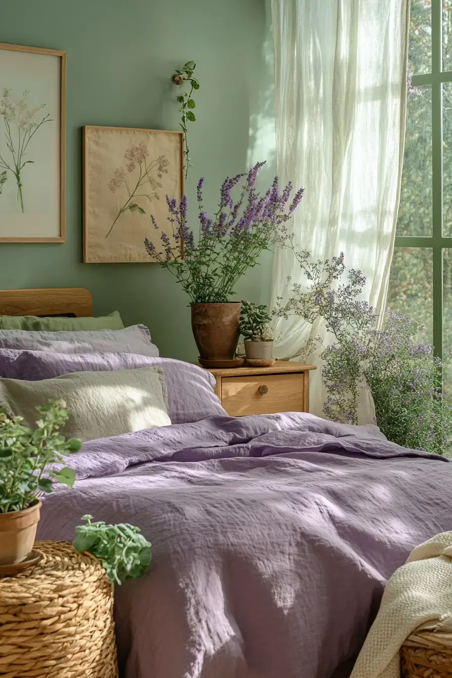 29 Purple Themed Bedroom Ideas That Make the Bold Color Feel Easy to Live With purple themed bedroom