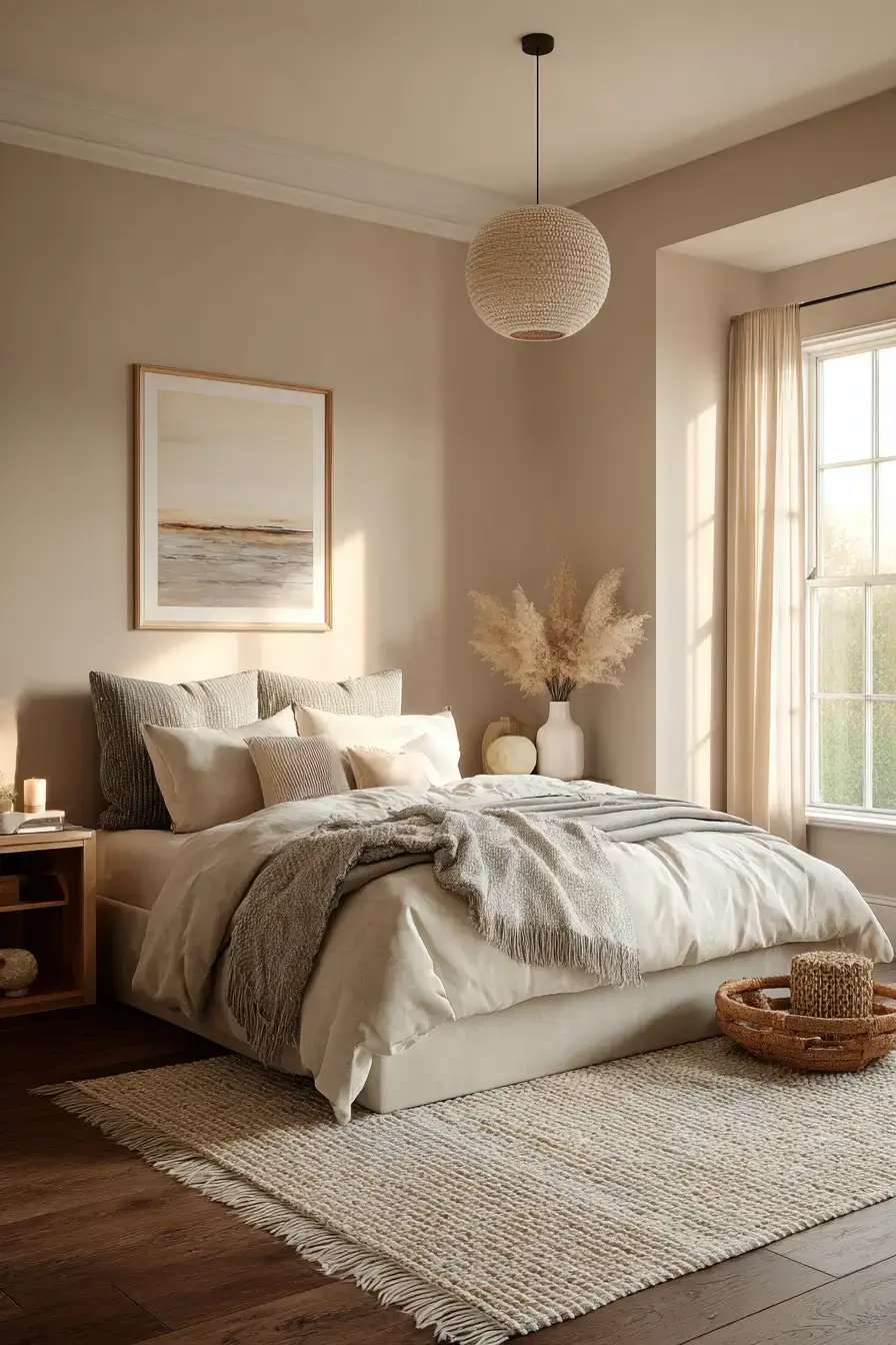 29 Warm Beige Bedroom Ideas for a Room That Calms You Down