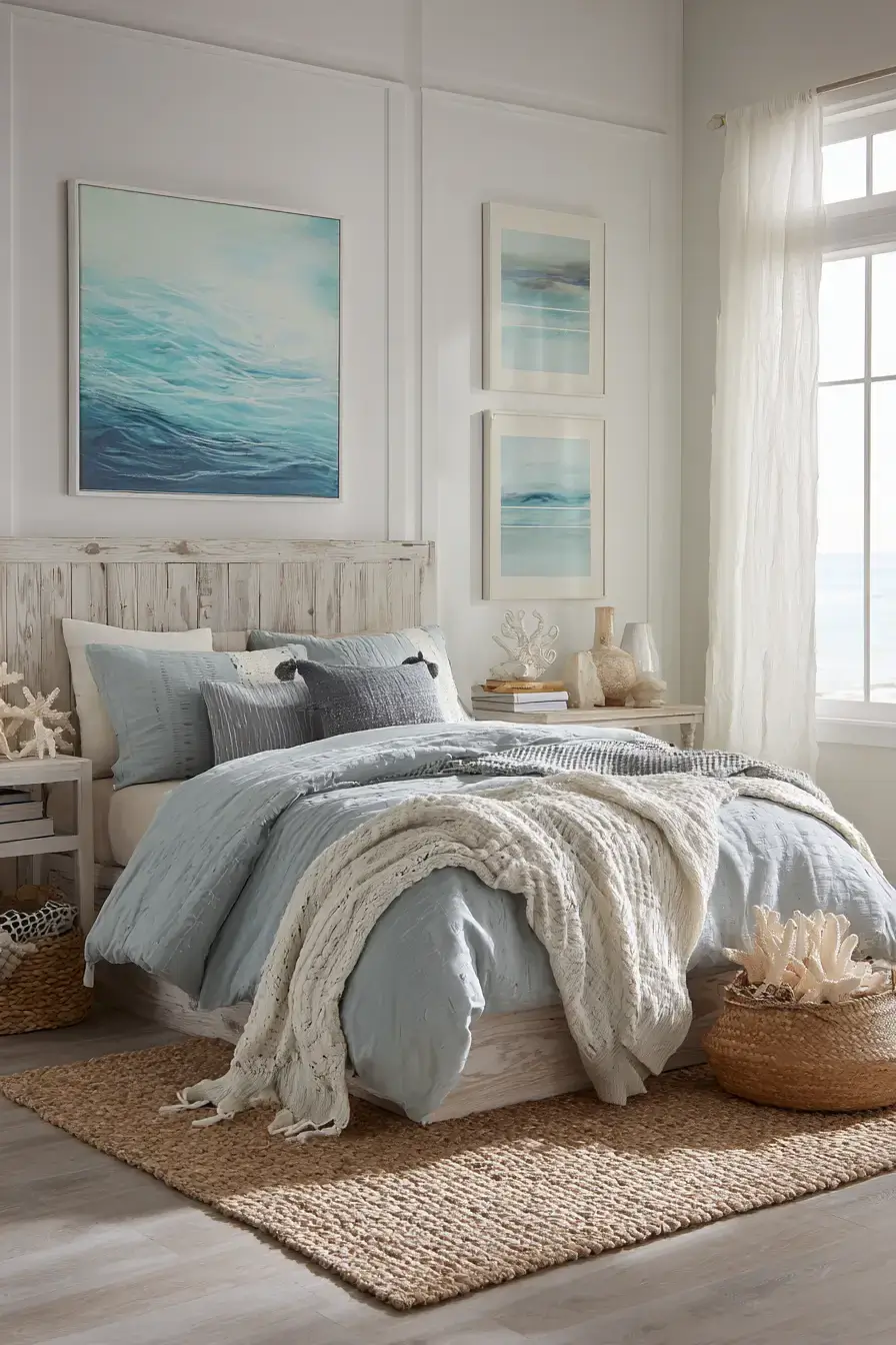 29 Beach Theme Bedroom Ideas for a Room That Feels Like a Cottage