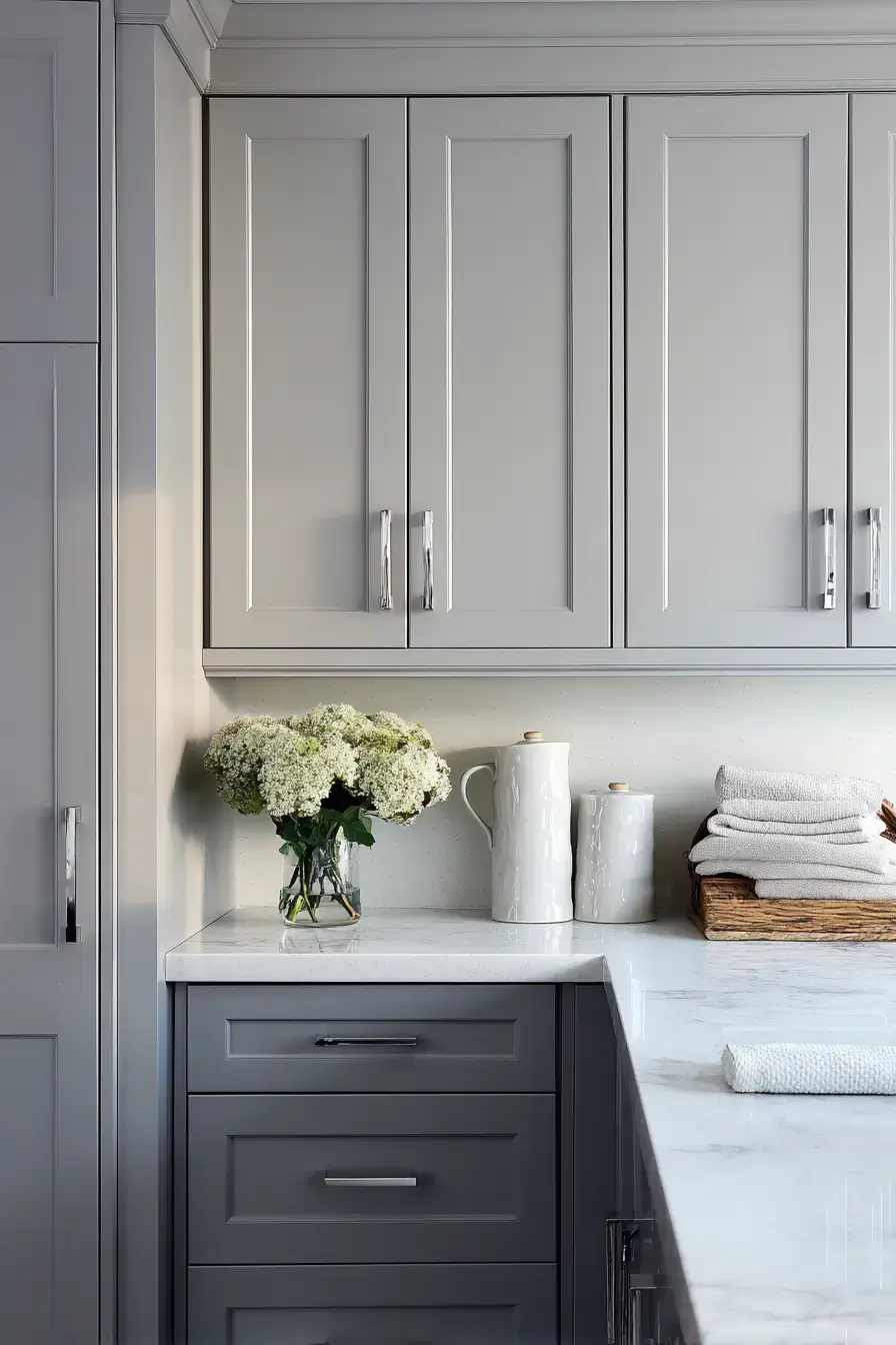 29 Two Toned Kitchen Cabinets Ideas with a Charcoal Base