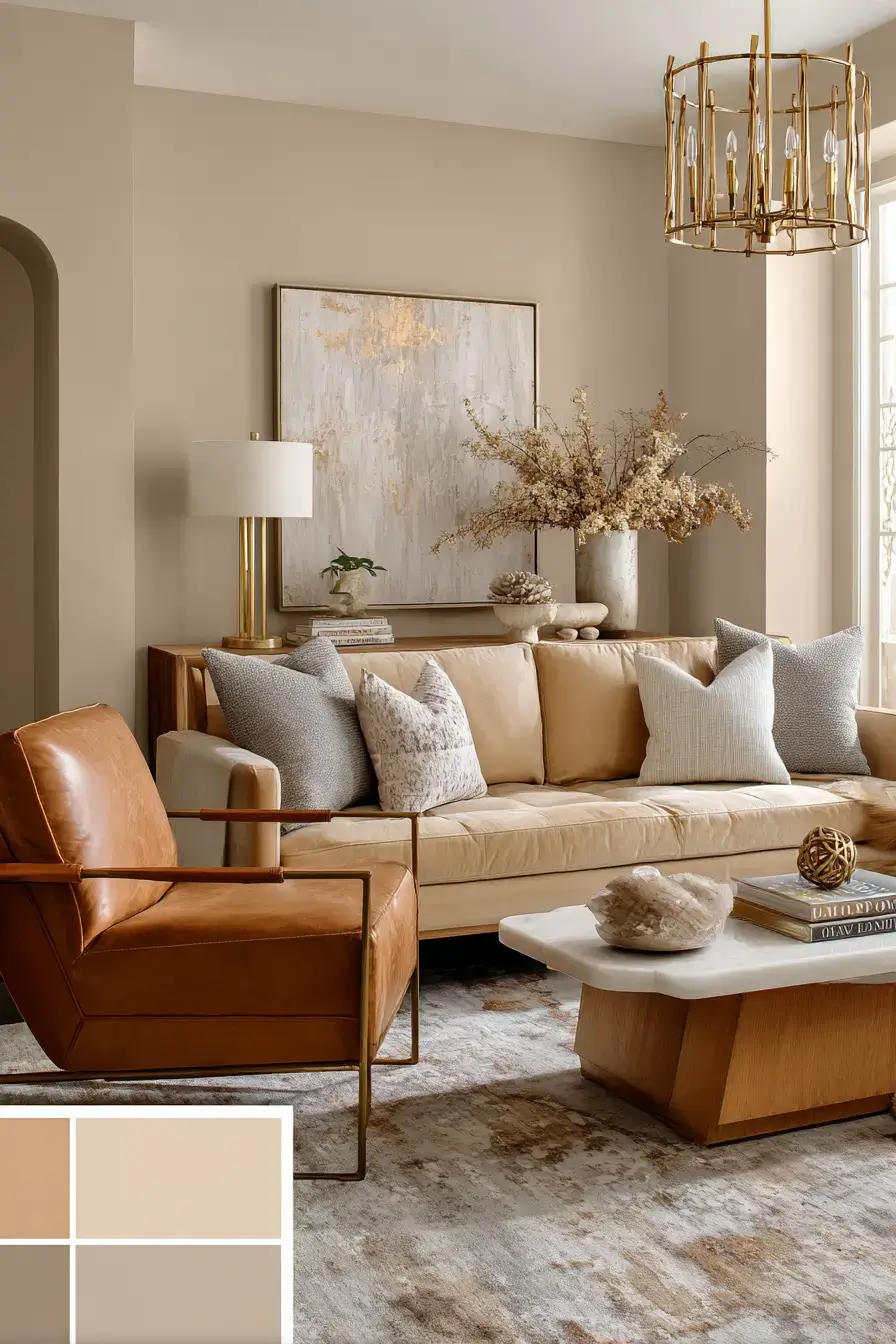 29 Warm Beige Living Room Ideas That Read Lived-In, Not Plain