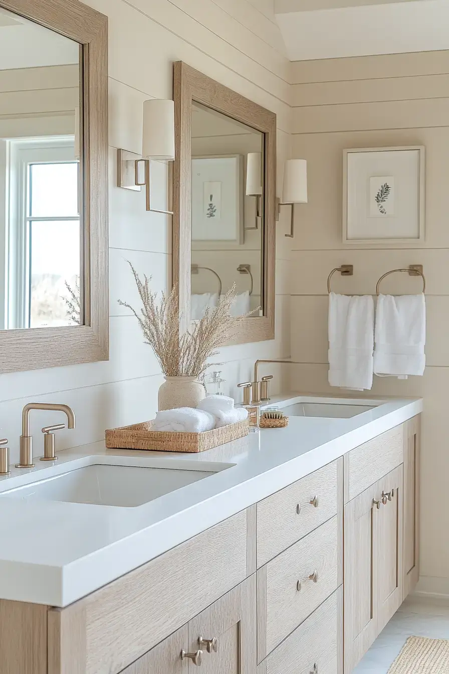 29 Beachy Bathroom Ideas That Keep the Salt-Air Feeling