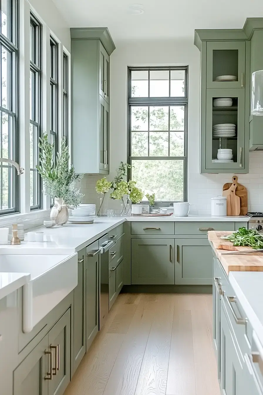 29 Sage Kitchen Cabinets Ideas for a Quiet, Real Kitchen