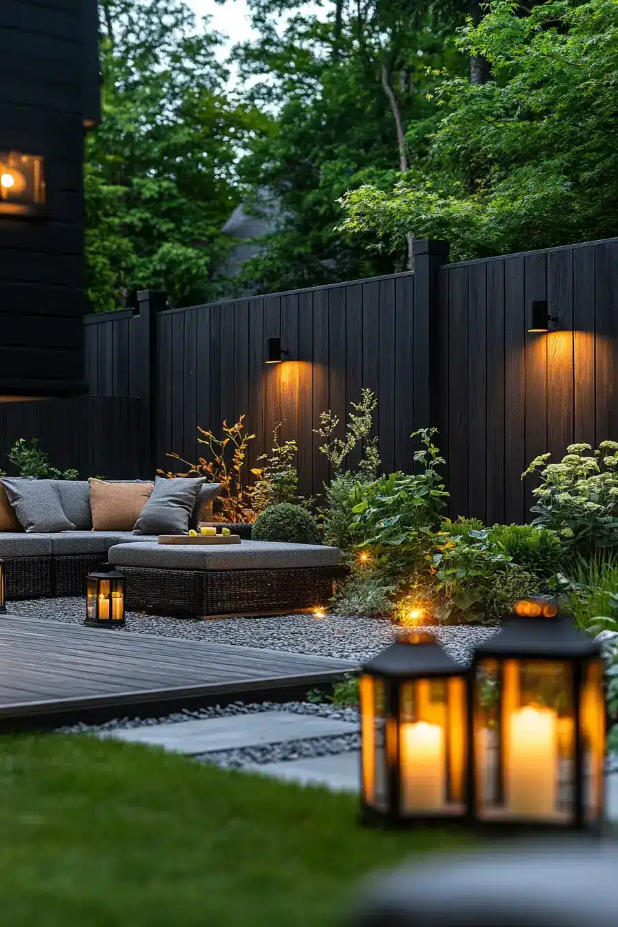 29 Backyard Fence Ideas with a Built-In Planter