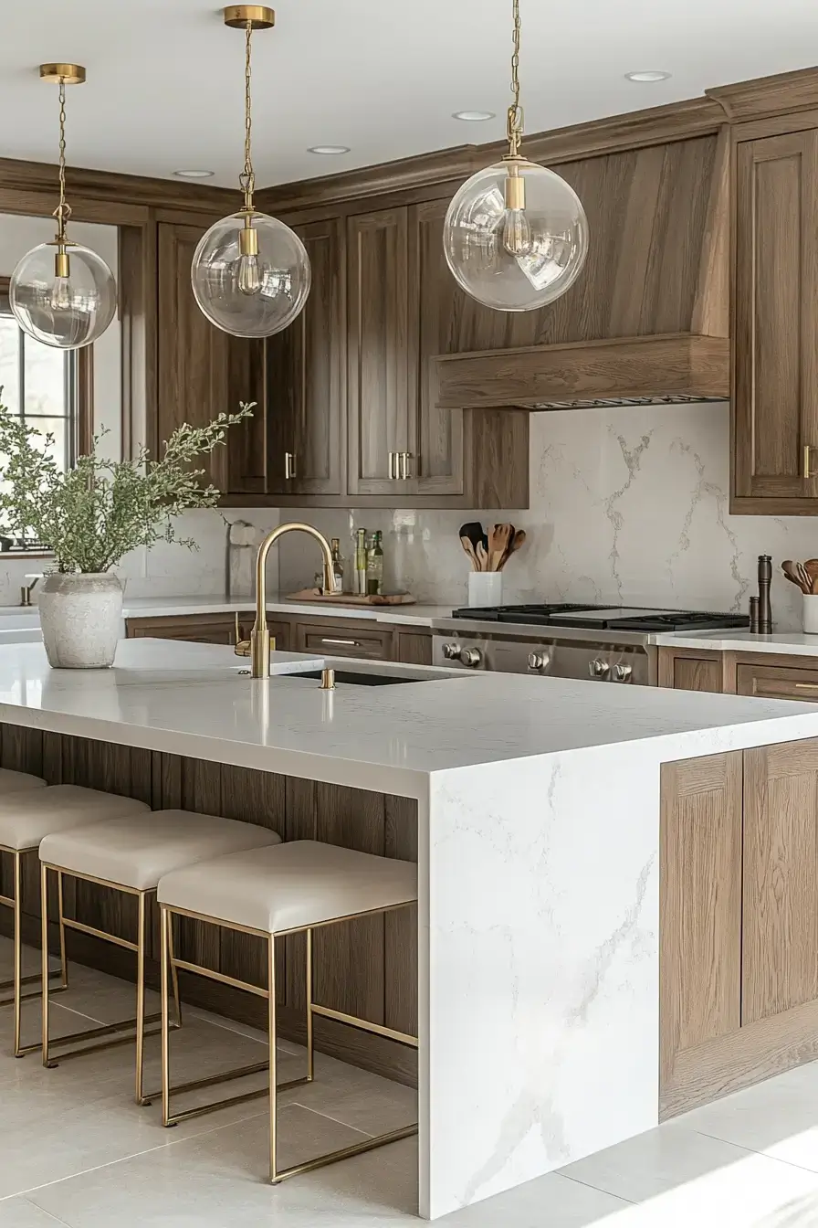 29 Stained Kitchen Cabinets Ideas That Let the Grain Do the Talking stained kitchen cabinets