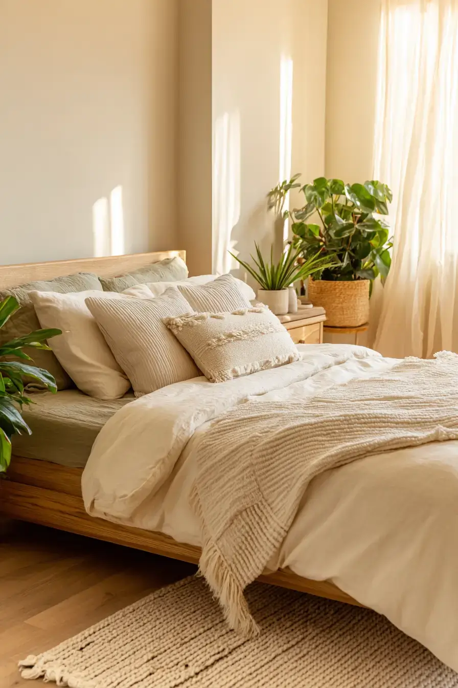 29 Green Boho Bedroom Ideas with a Forest Green Wall