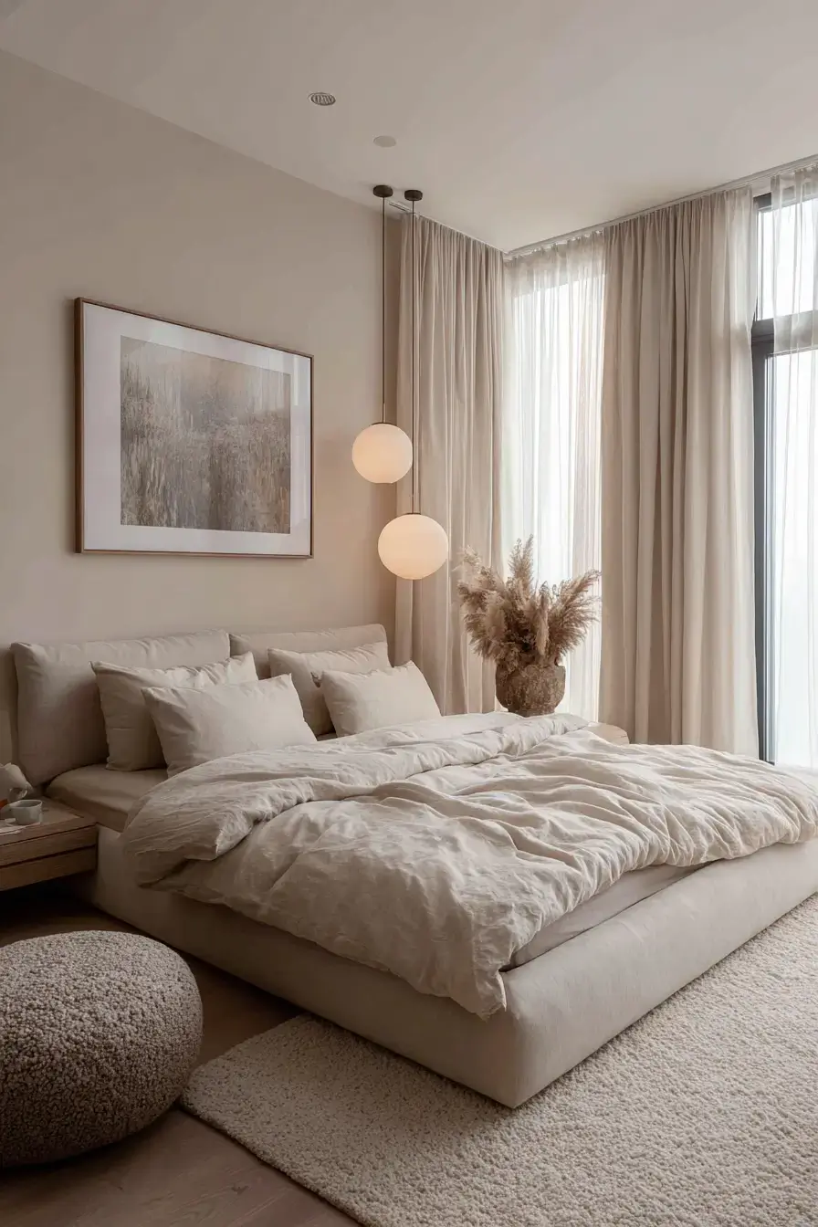 29 Warm Beige Bedroom Ideas for a Room That Calms You Down