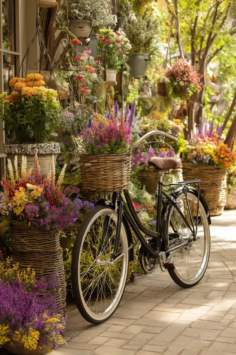 29 Bicycle Yard Decor Ideas for a Front Garden With Charm