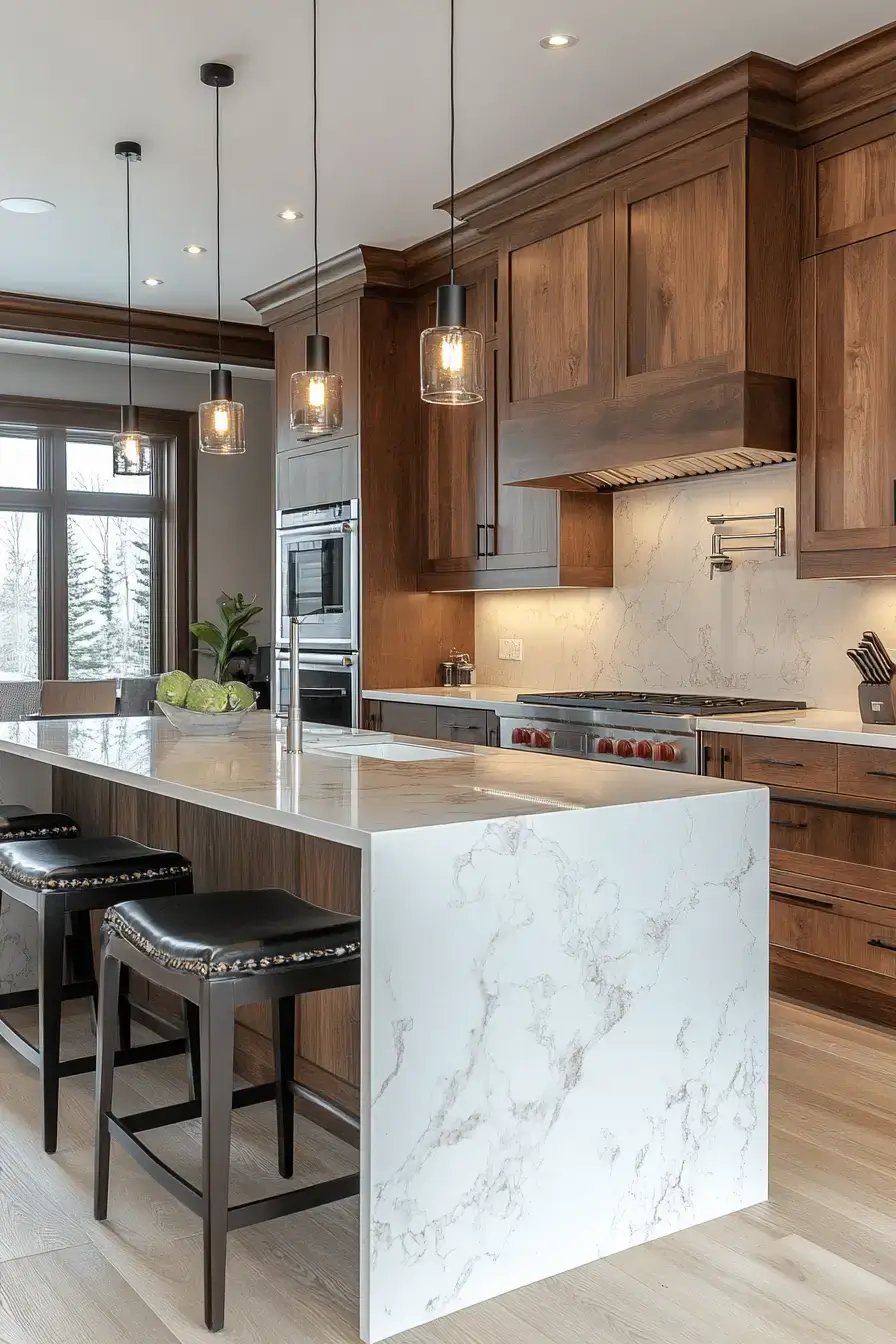 29 Stained Kitchen Cabinets Ideas That Let the Grain Do the Talking stained kitchen cabinets