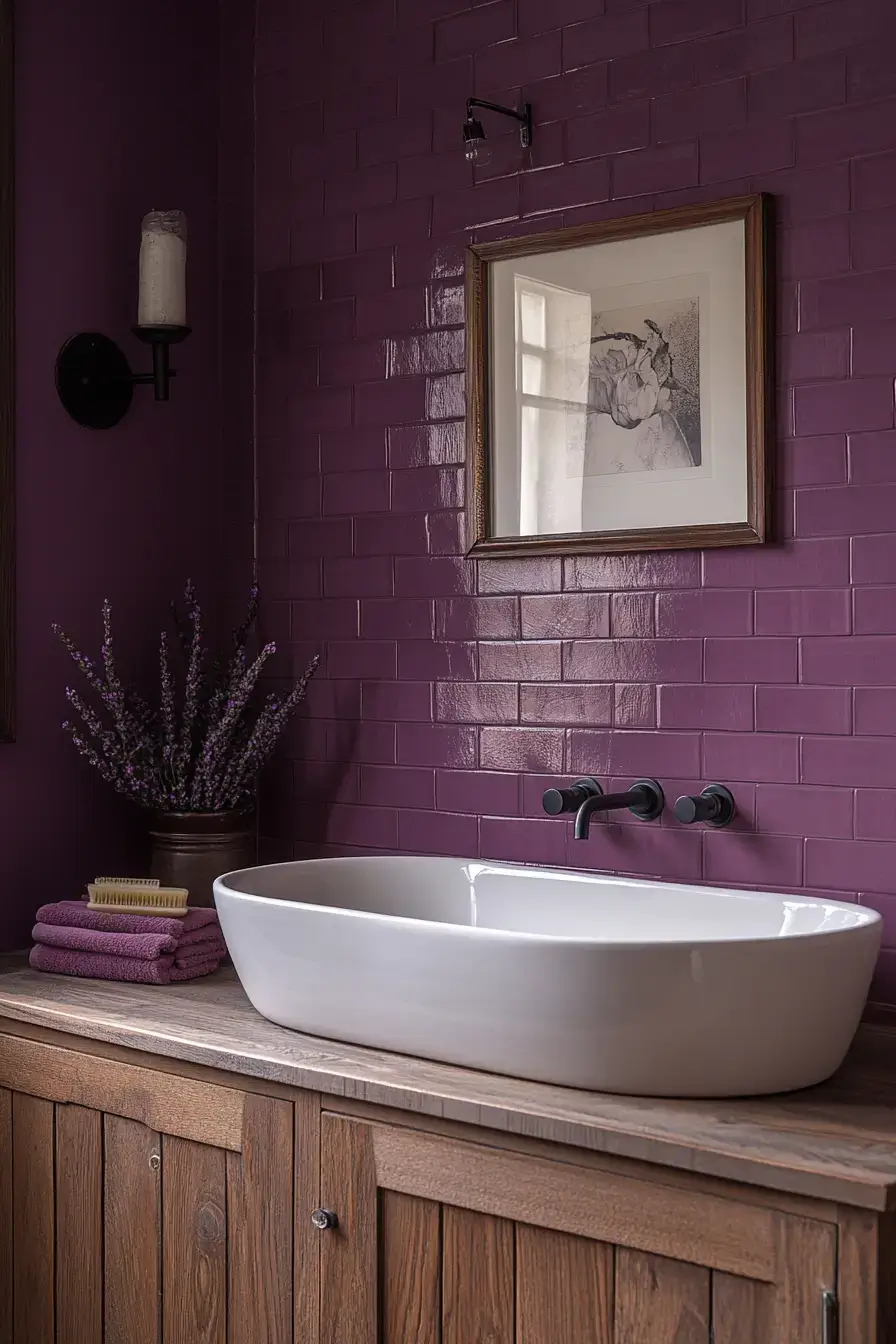 29 Purple Bathroom Ideas That Feel Like a Spa