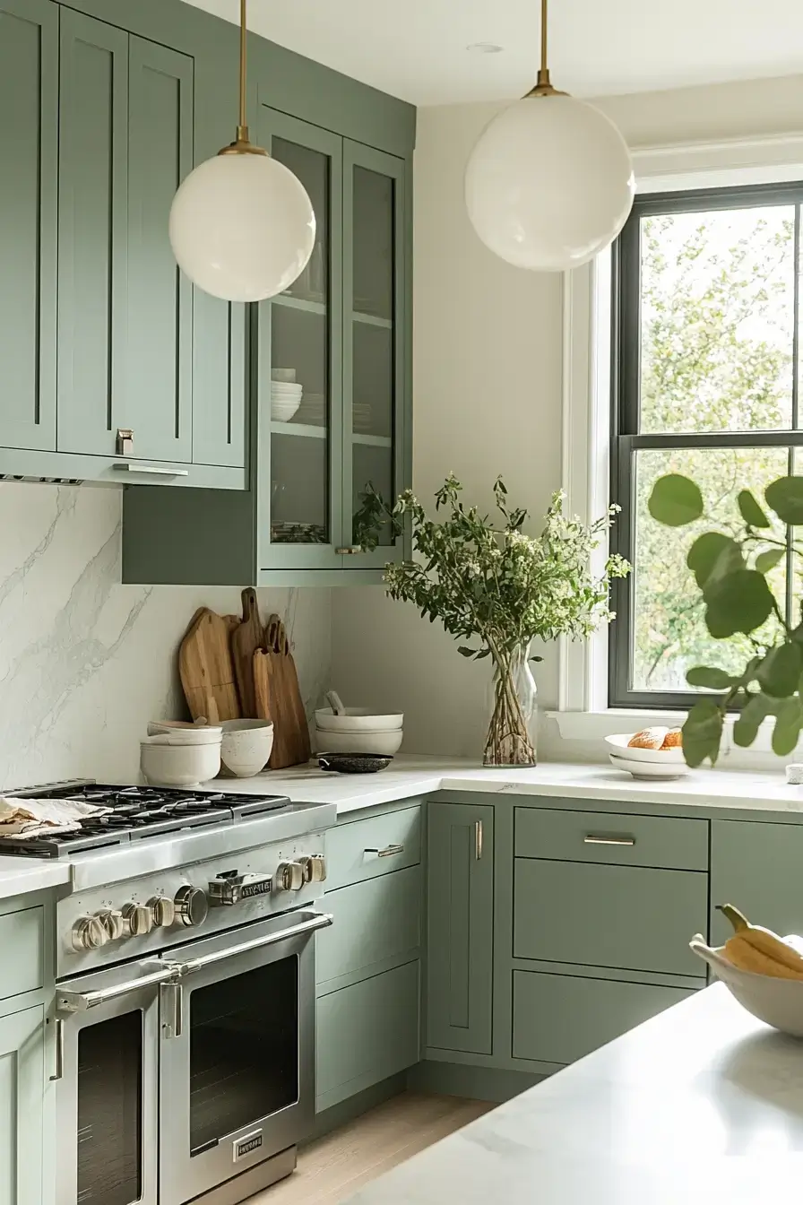 29 Sage Kitchen Cabinets Ideas for a Quiet, Real Kitchen