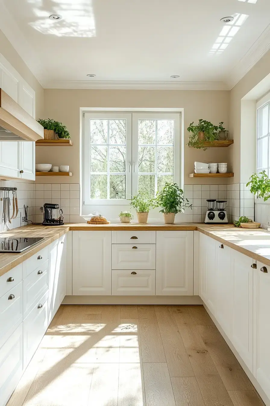 29 Farmhouse Kitchen With White Cabinets Ideas That Feel Lived-In