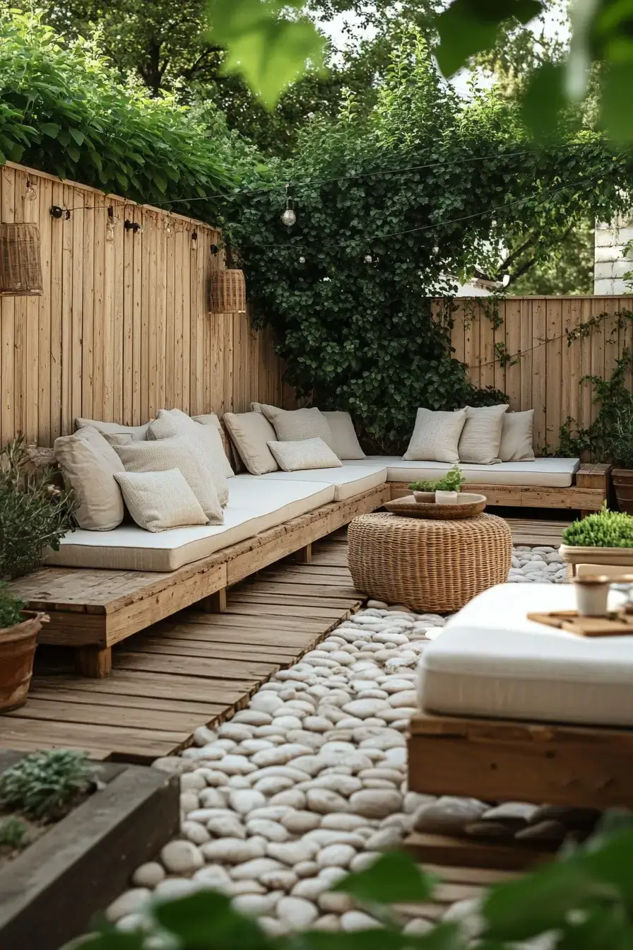29 Backyard Fence Ideas with a Built-In Planter