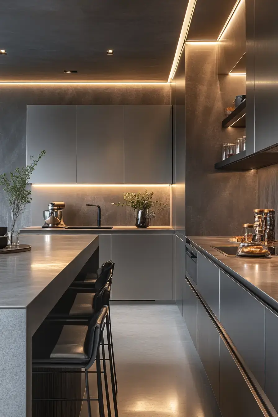 29 Aluminium Kitchen Cabinets Ideas for a Practical Modern Space