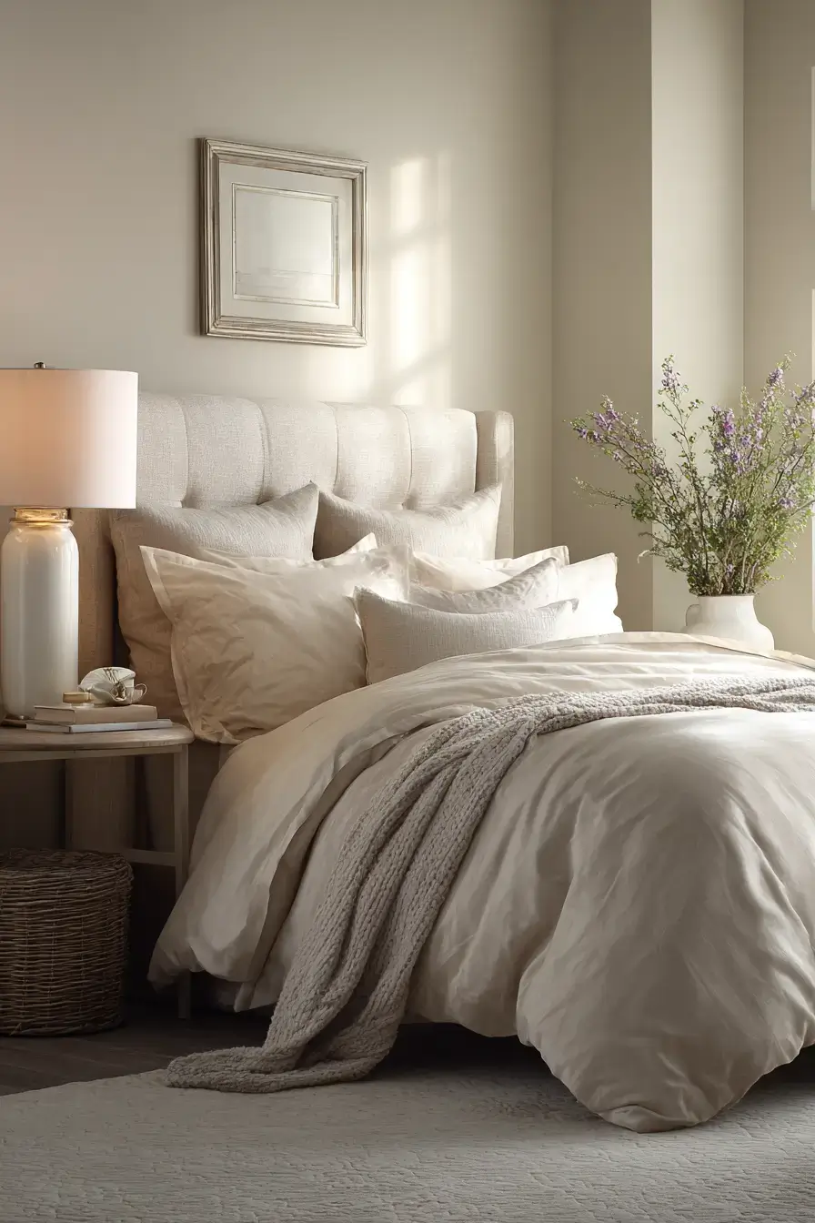 29 Warm Beige Bedroom Ideas for a Room That Calms You Down