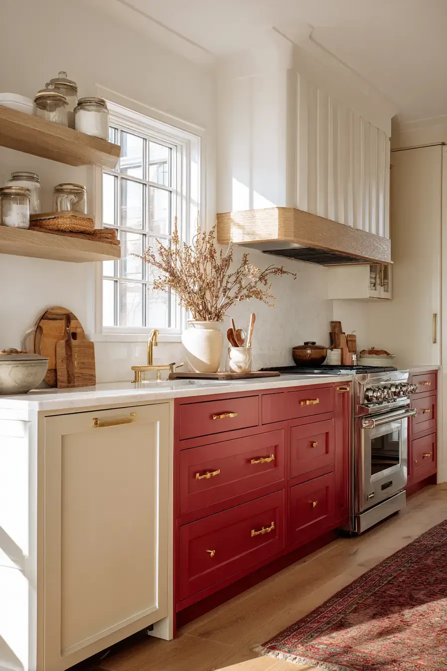 29 Two Toned Kitchen Cabinets Ideas with a Charcoal Base