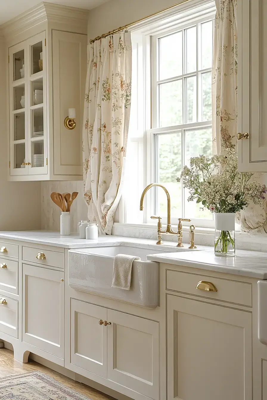 29 Farmhouse Kitchen With White Cabinets Ideas That Feel Lived-In