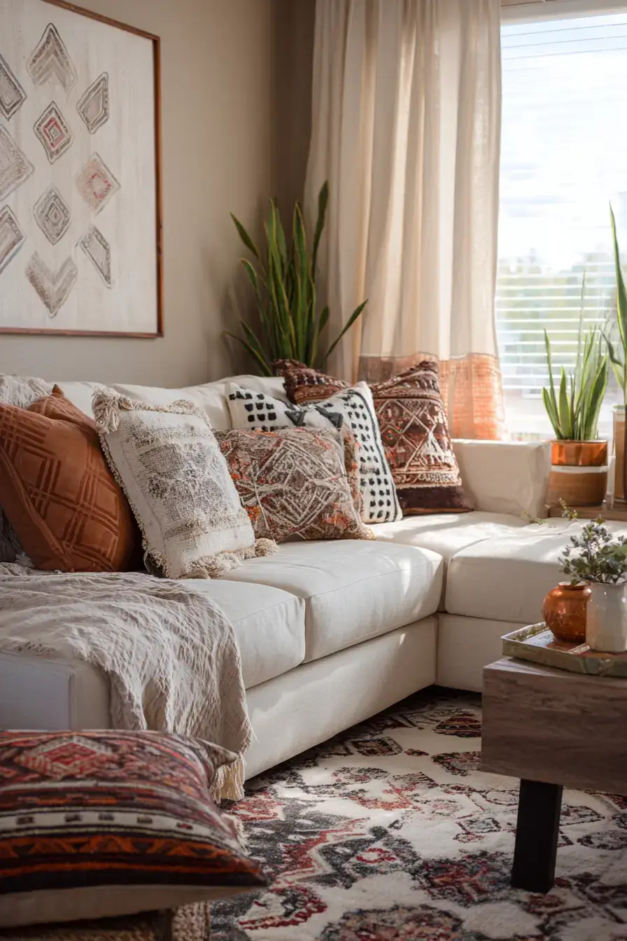 29 Warm Boho Living Room Ideas That Skip the Clichés