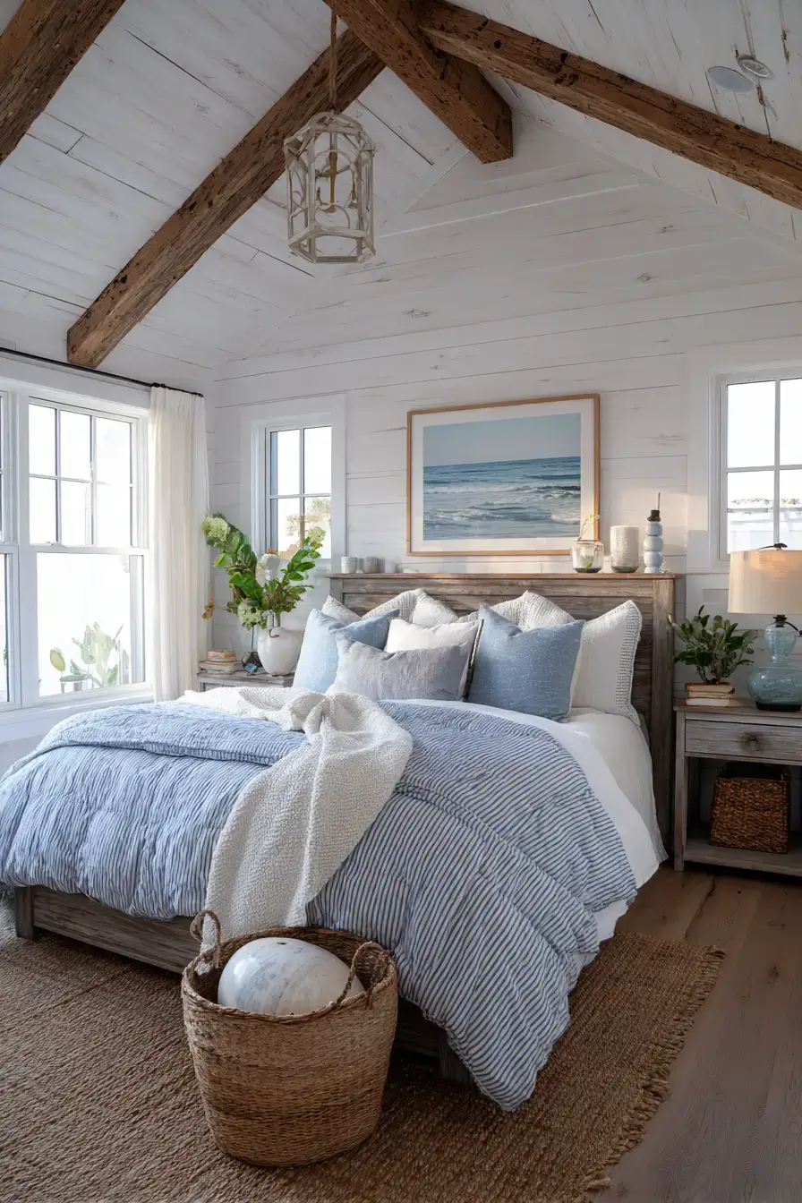 29 Beach Theme Bedroom Ideas for a Room That Feels Like a Cottage