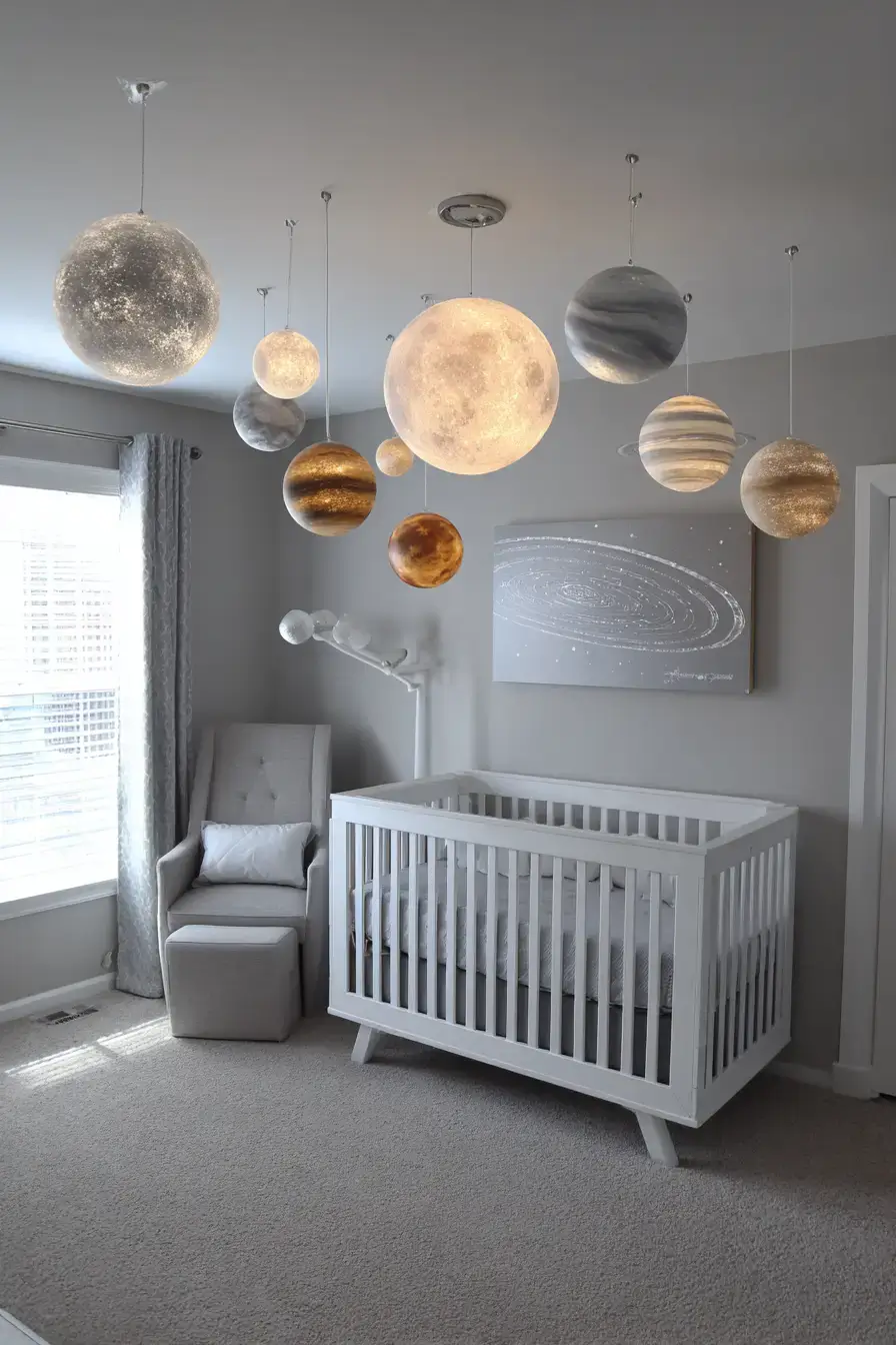 29 Space Themed Nursery Ideas a Little One Will Stargaze Over