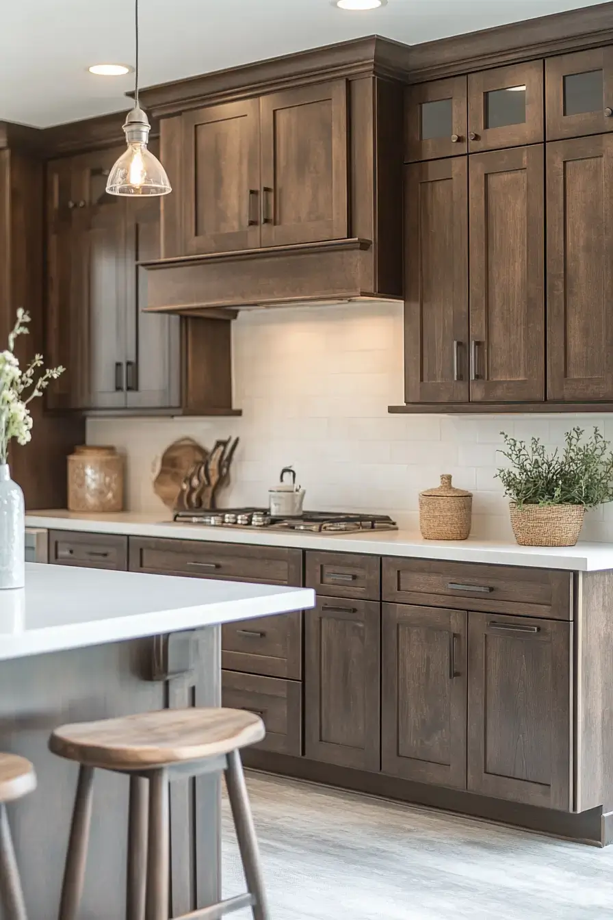 29 Stained Kitchen Cabinets Ideas That Let the Grain Do the Talking stained kitchen cabinets