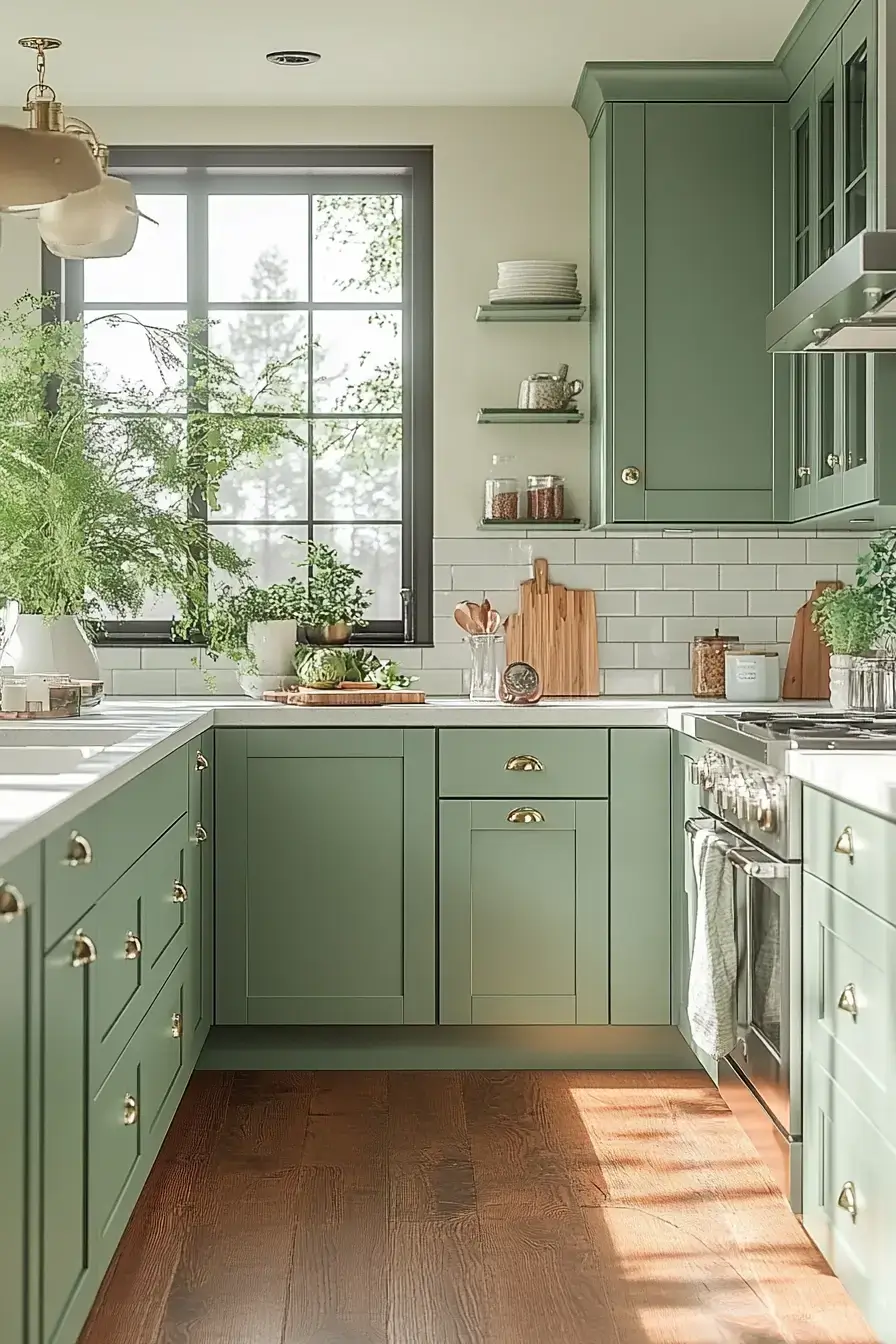 29 Sage Kitchen Cabinets Ideas for a Quiet, Real Kitchen