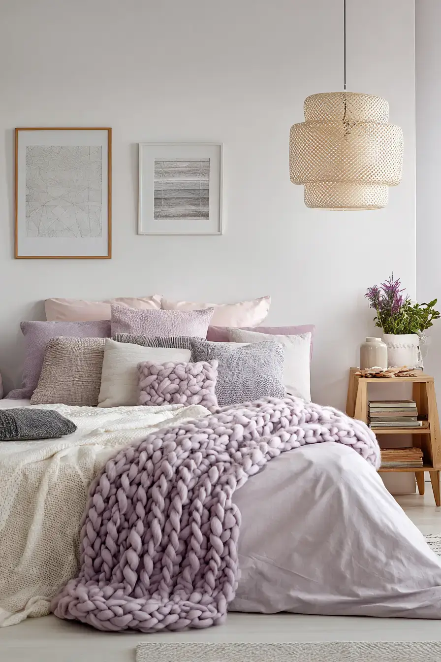 29 Purple Themed Bedroom Ideas That Make the Bold Color Feel Easy to Live With purple themed bedroom