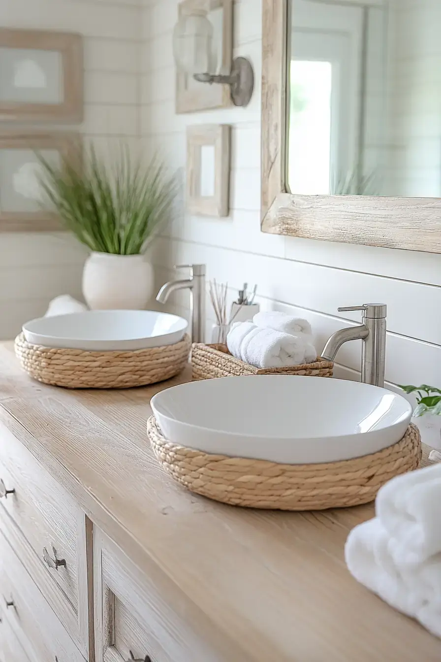 29 Beachy Bathroom Ideas That Keep the Salt-Air Feeling
