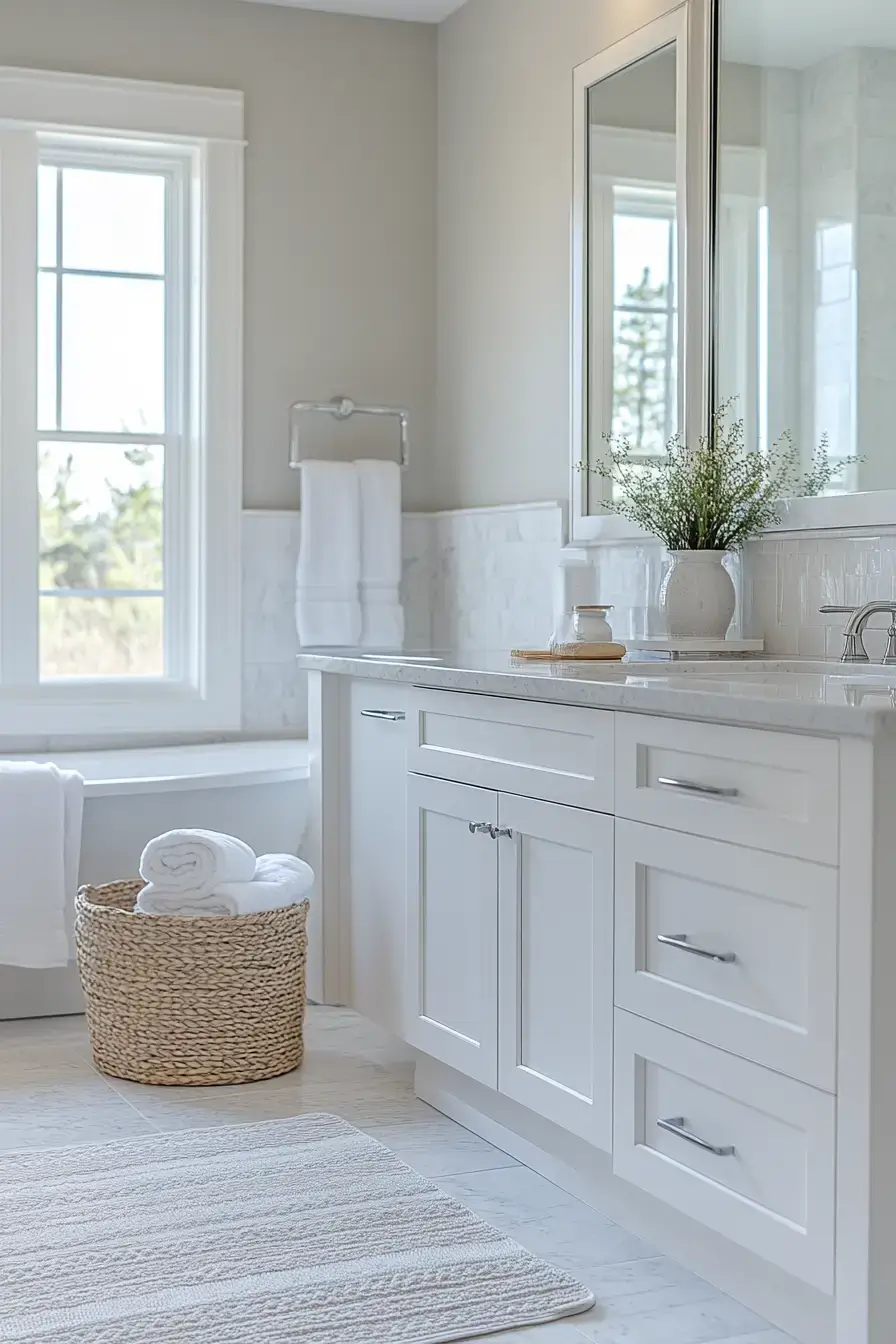 29 Beachy Bathroom Ideas That Keep the Salt-Air Feeling